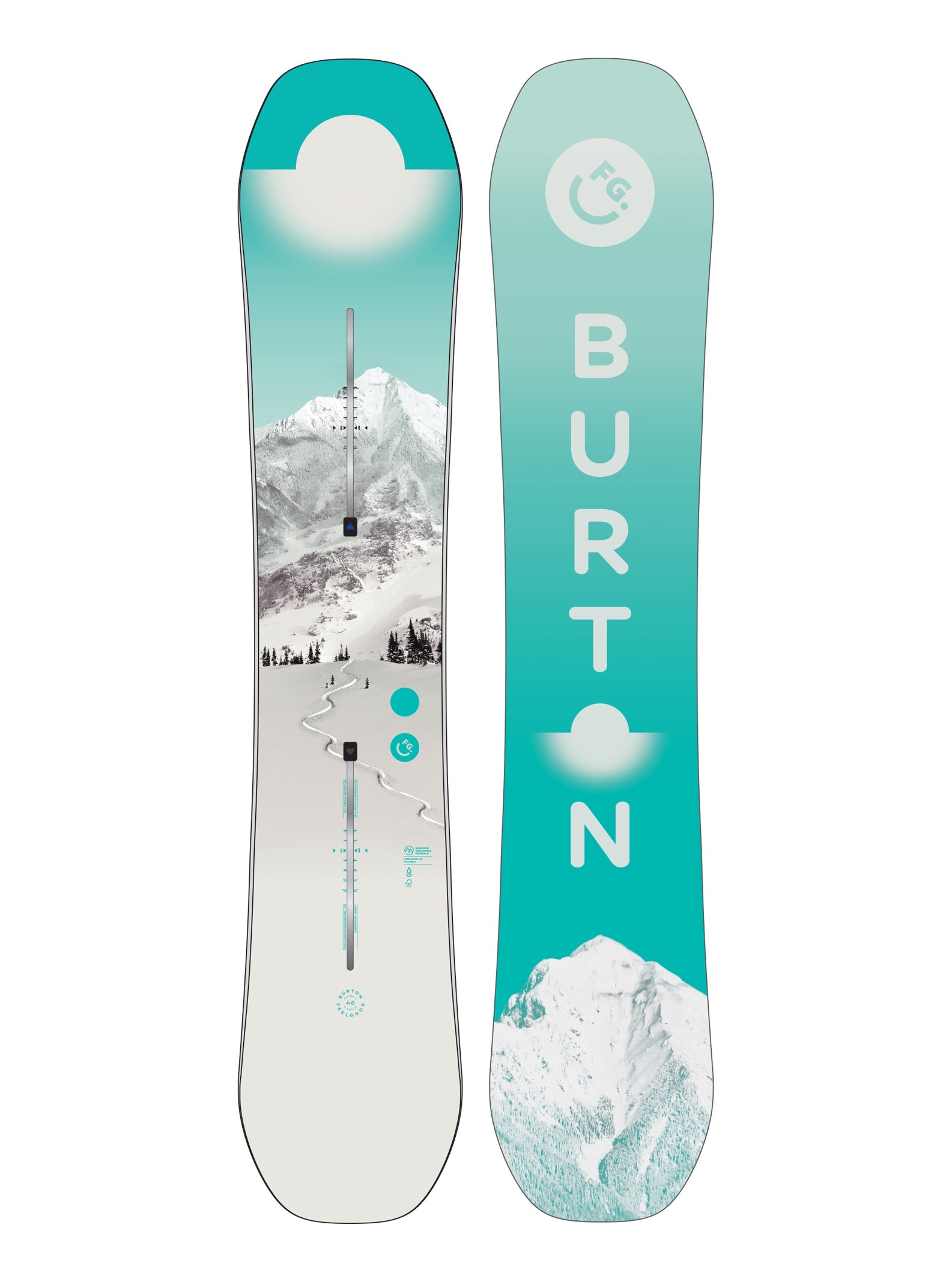 BURTON WOMENS FEELGOOD FLYING V SNOWBOARD 2027
