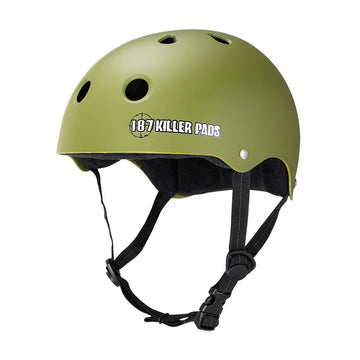 187 Killer Pads Pro Skate Helmet - Army Green
