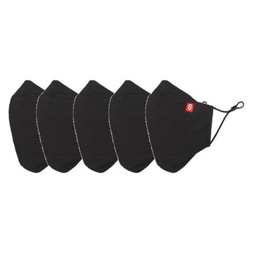 AIRHOLE ADVANCED Daily Face Mask - Black (5 pack) 2021