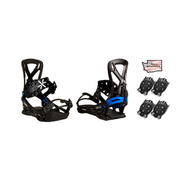 KARAKORAM PRIME CONNECT S + 2 SETS QUIVER CONNECTORS SNOWBOARD BINDINGS 2020