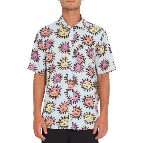 VOLCOM■BAMBOOZELID FLORAL Short-Sleeved Shirt■送料込 Volcom Marble Floral Mens S/S Button Up Shirt – Balboa Surf