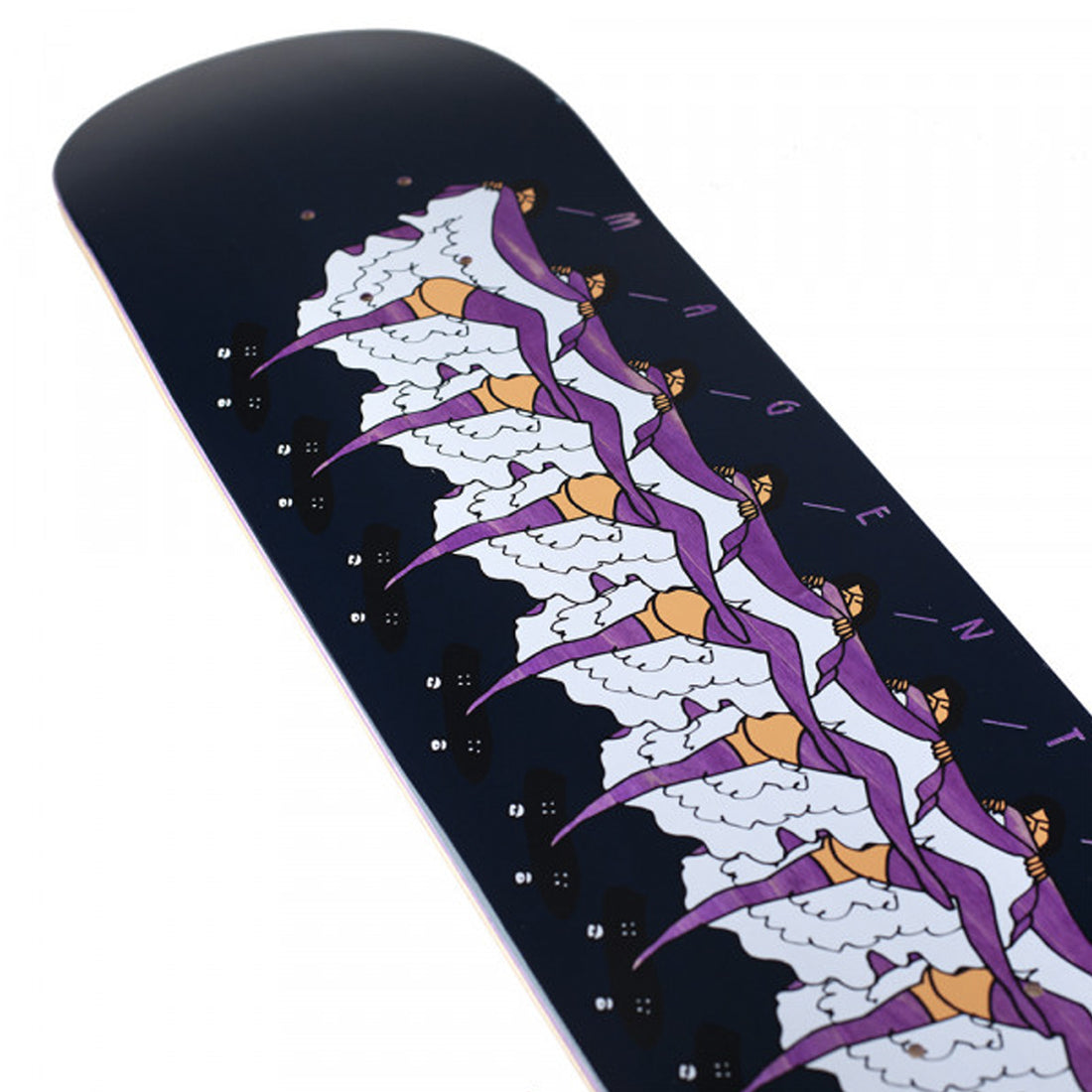 Magenta Can Can 8.125" Skateboard Deck