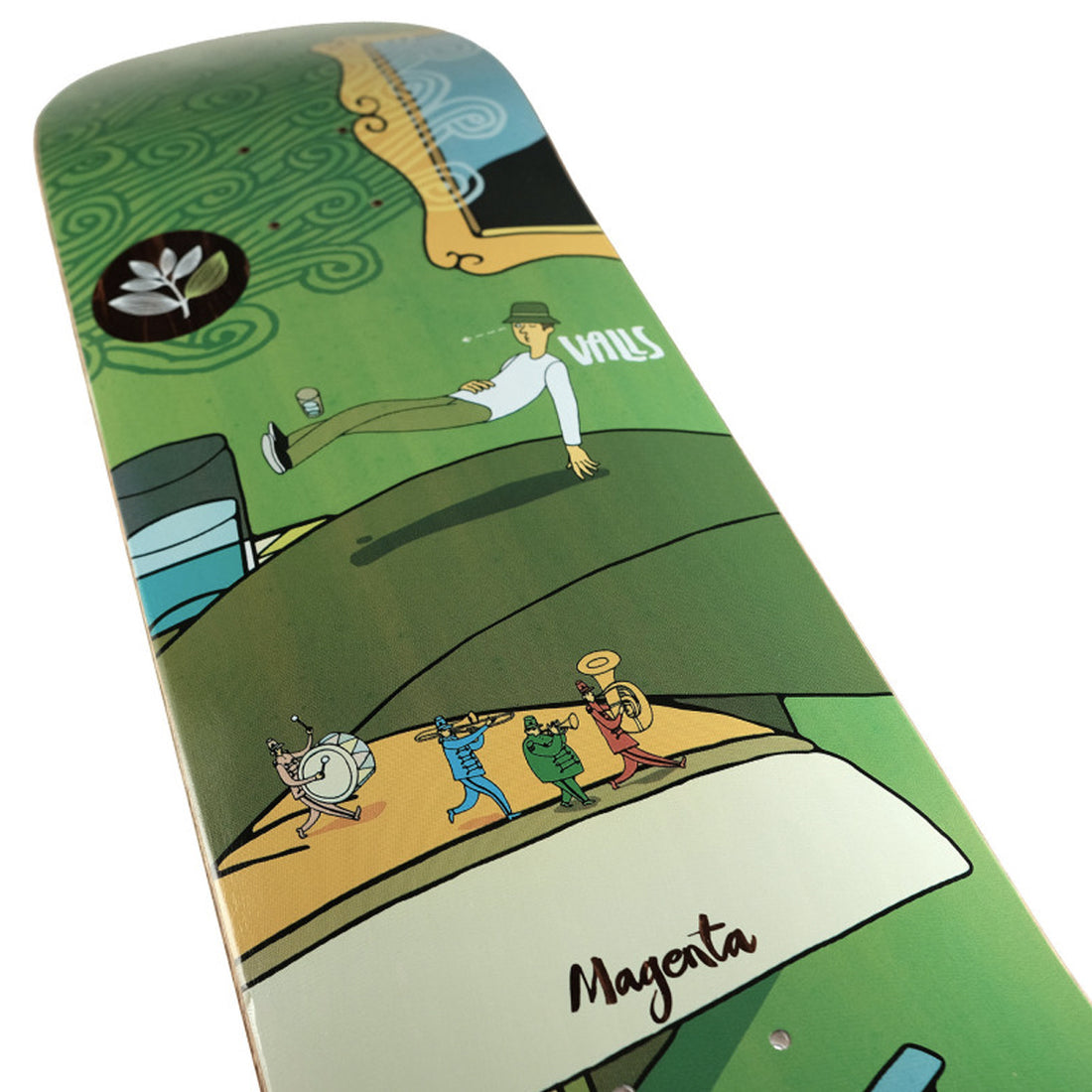 Magenta Leo Valls Lucid Dream 7.875" Skateboard Deck