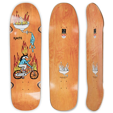 Polar HJALTE HALBERG - Fire Ride Wheel Well - 1991 9.25" Skateboard Deck