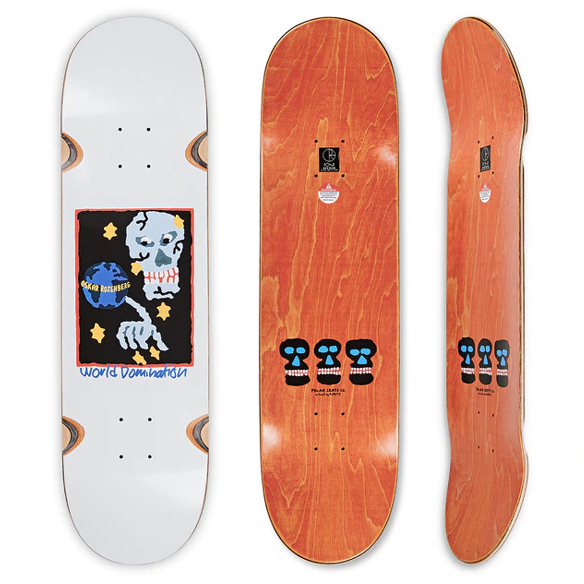 Polar OSKAR ROZENBERG World Domination Wheel Well Surf Jr. 8.75