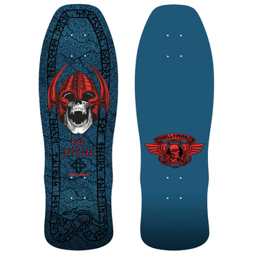 Powell Peralta Welinder Nordic Skull Blue 9.625" Skateboard Deck