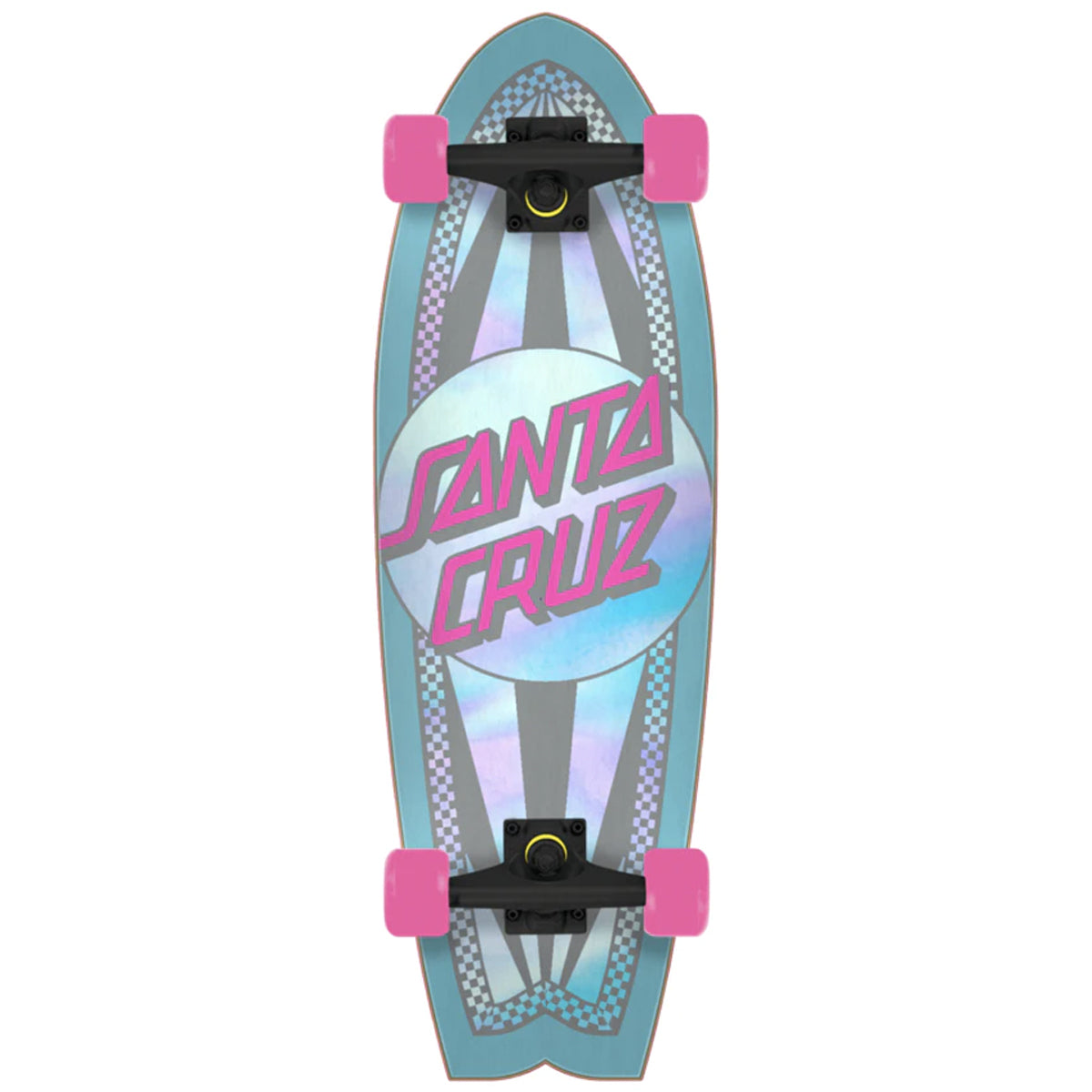 Skateboard　8.8　並行輸入品-　Santa　Cruz　Shark　Prismatic　Dot　Complete