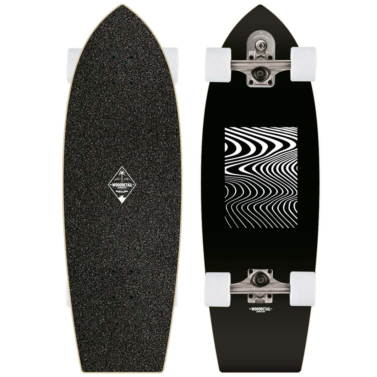 WoodDetail Peniche 32" Surfskate 2022 Complete