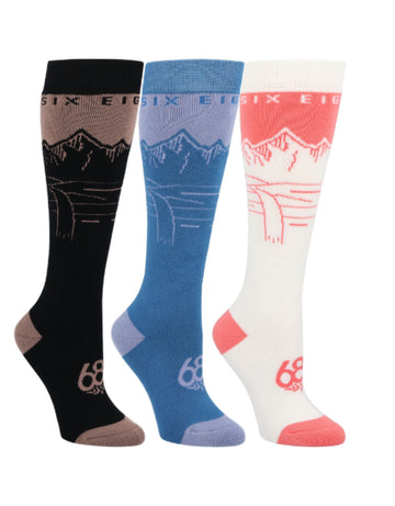 686 WOMEN'S ESCAPE SOCK 3-PACK