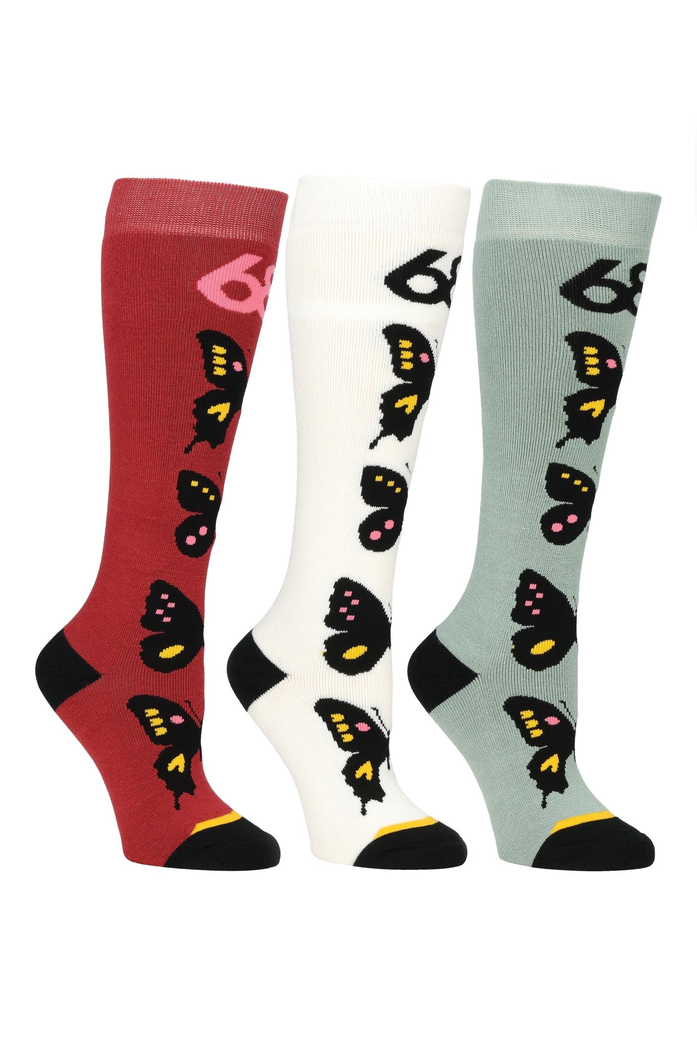 686 WOMENS BUTTERFLY SOCKS - 3 PACK 2026