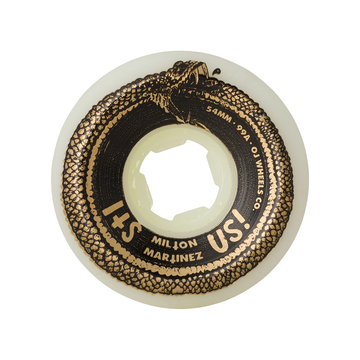 OJ MARTINEZ IT'S US GOLD WHITE HARDLINE 99A SKATEBOARD WHEELS