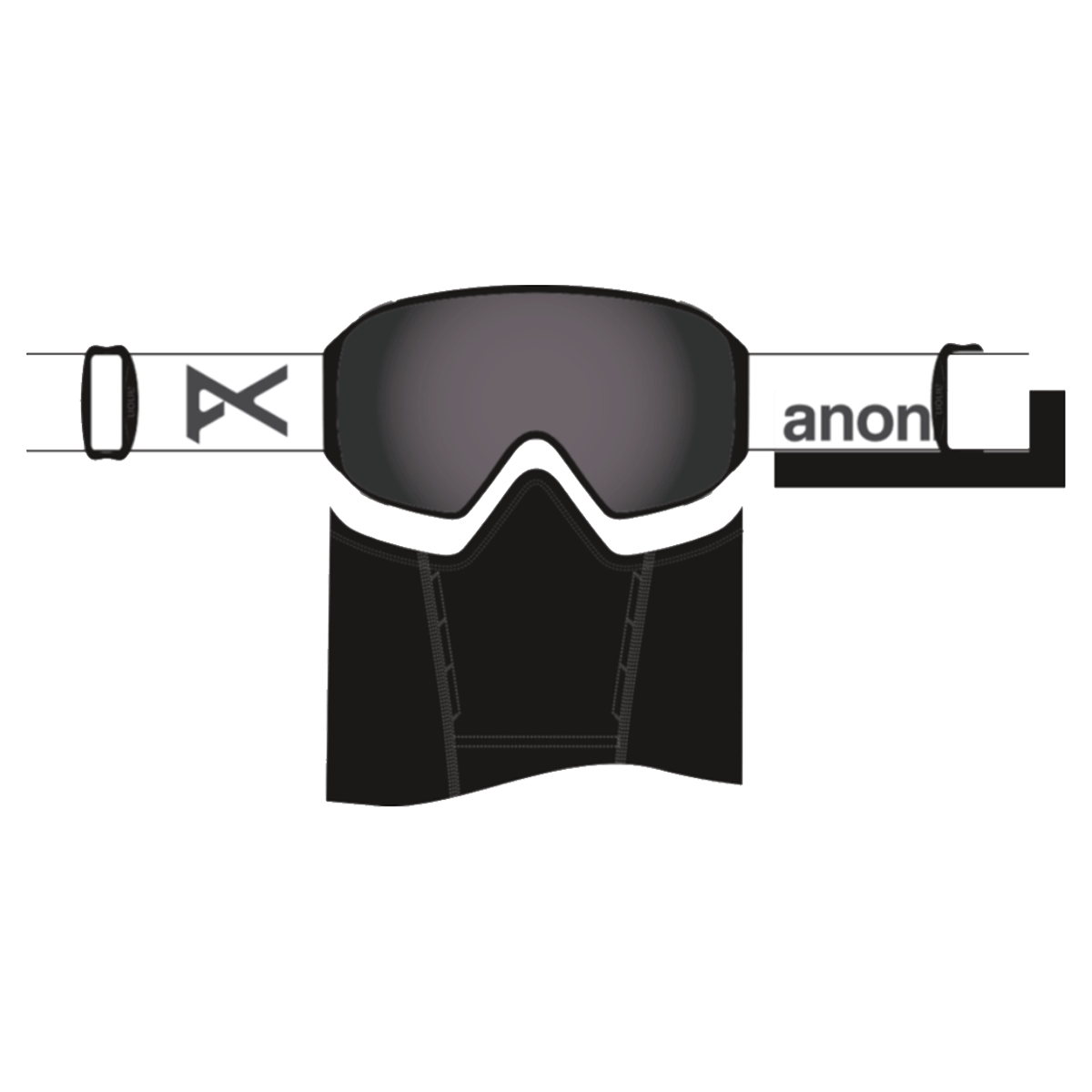 ANON M4 GOGGLES TORIC (LOW BRIDGE) - WHITE PERCEIVE SUNNY ONYX