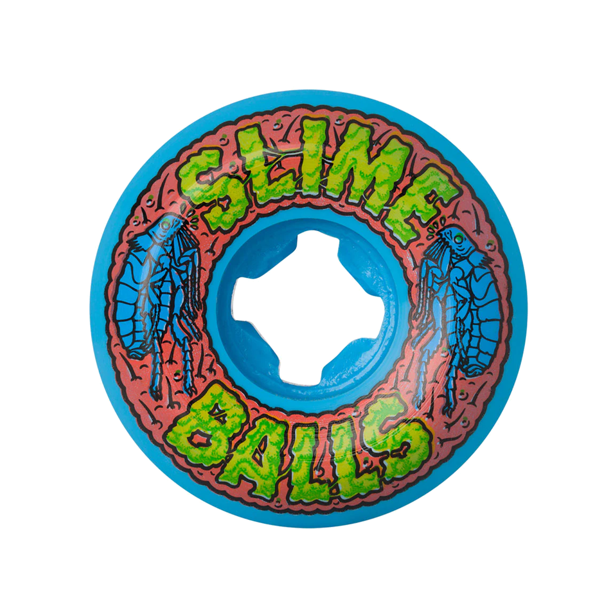 SLIME BALLS FLEA BALLS SPEED BALLS BLUE 99A SKATEBOARD WHEELS