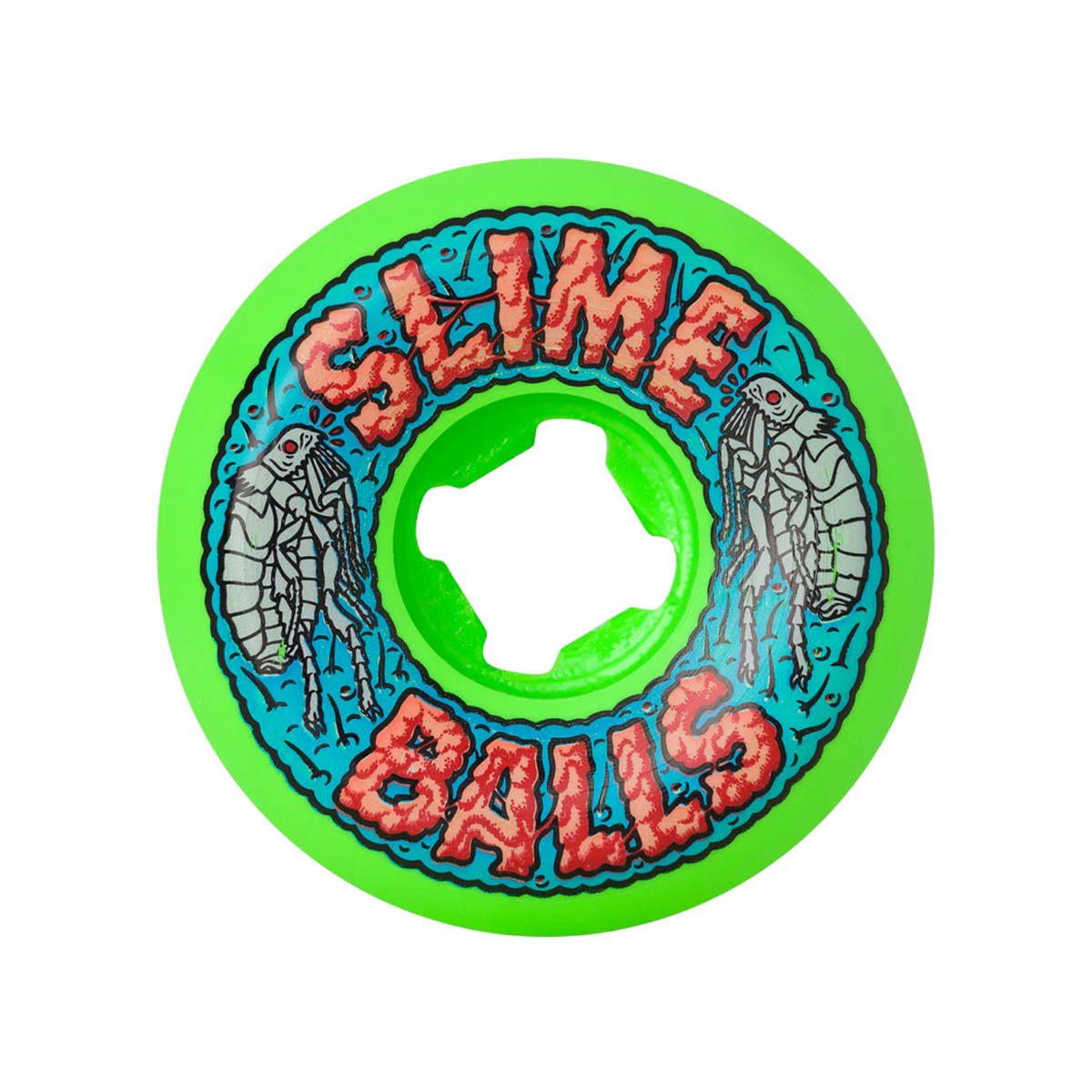 SLIME BALLS FLEA BALLS SPEED BALLS GREEN 99A SKATEBOARD WHEELS