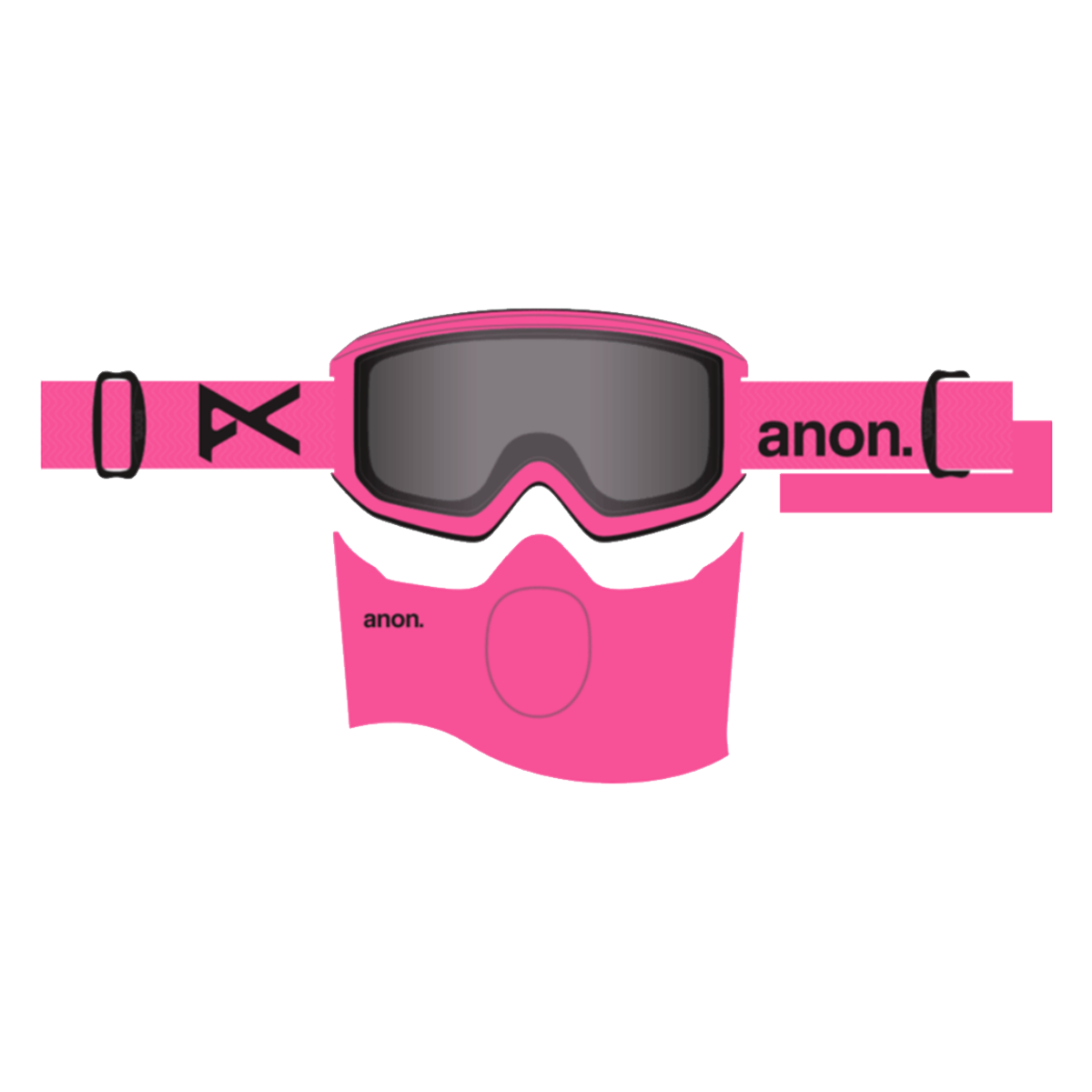 ANON RELAPSE JR GOGGLES (LOW BRIDGE) - PINK SMOKE