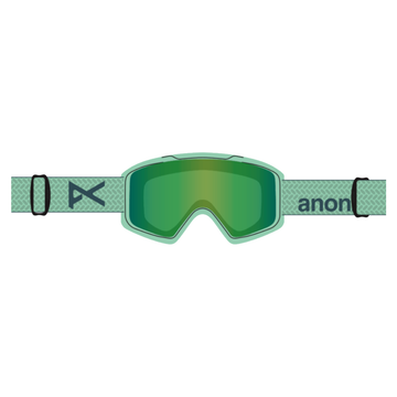 ANON TRACKER 2 GOGGLES (LOW BRIDGE) - POWDER MINT/GREEN AMBER