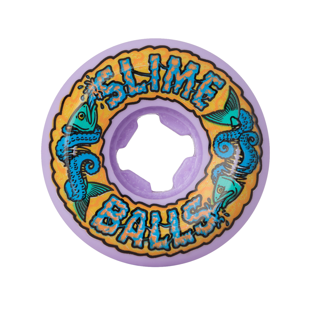 SLIME BALLS FISH BALLS SPEED BALLS PURPLE 99A SKATEBOARD WHEELS