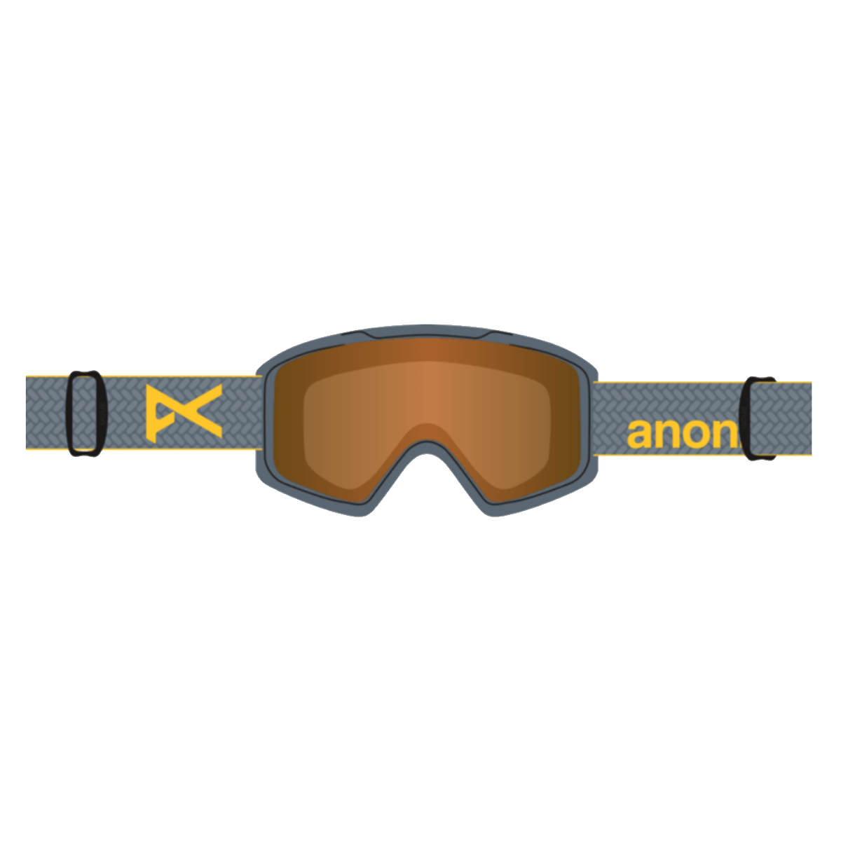 ANON TRACKER 2 GOGGLES (LOW BRIDGE) - SLATE/AMBER