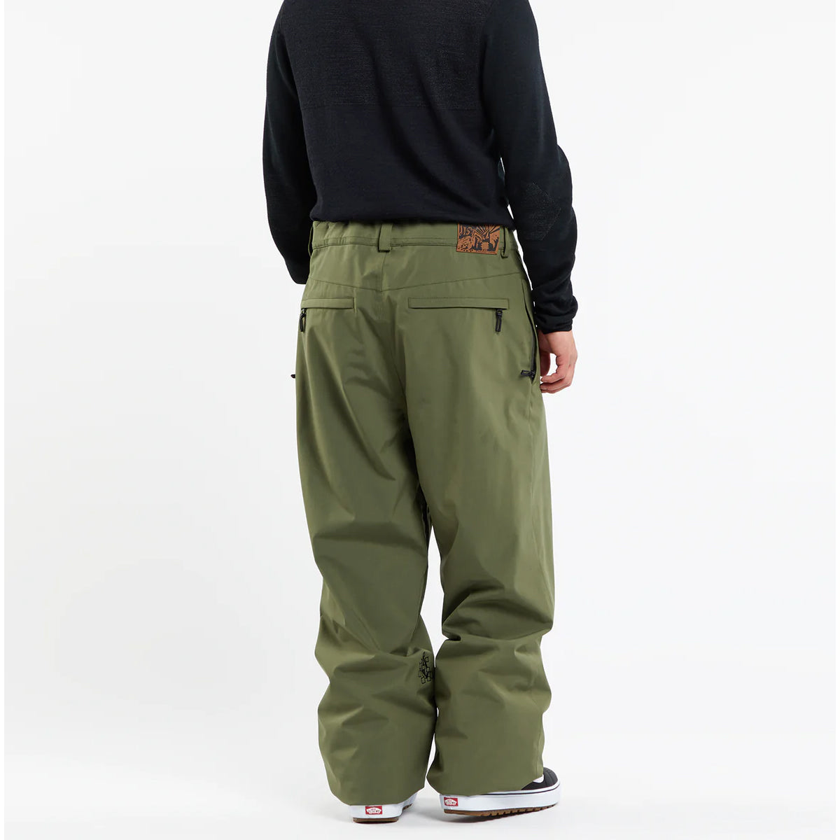 Mens green snowboard on sale pants