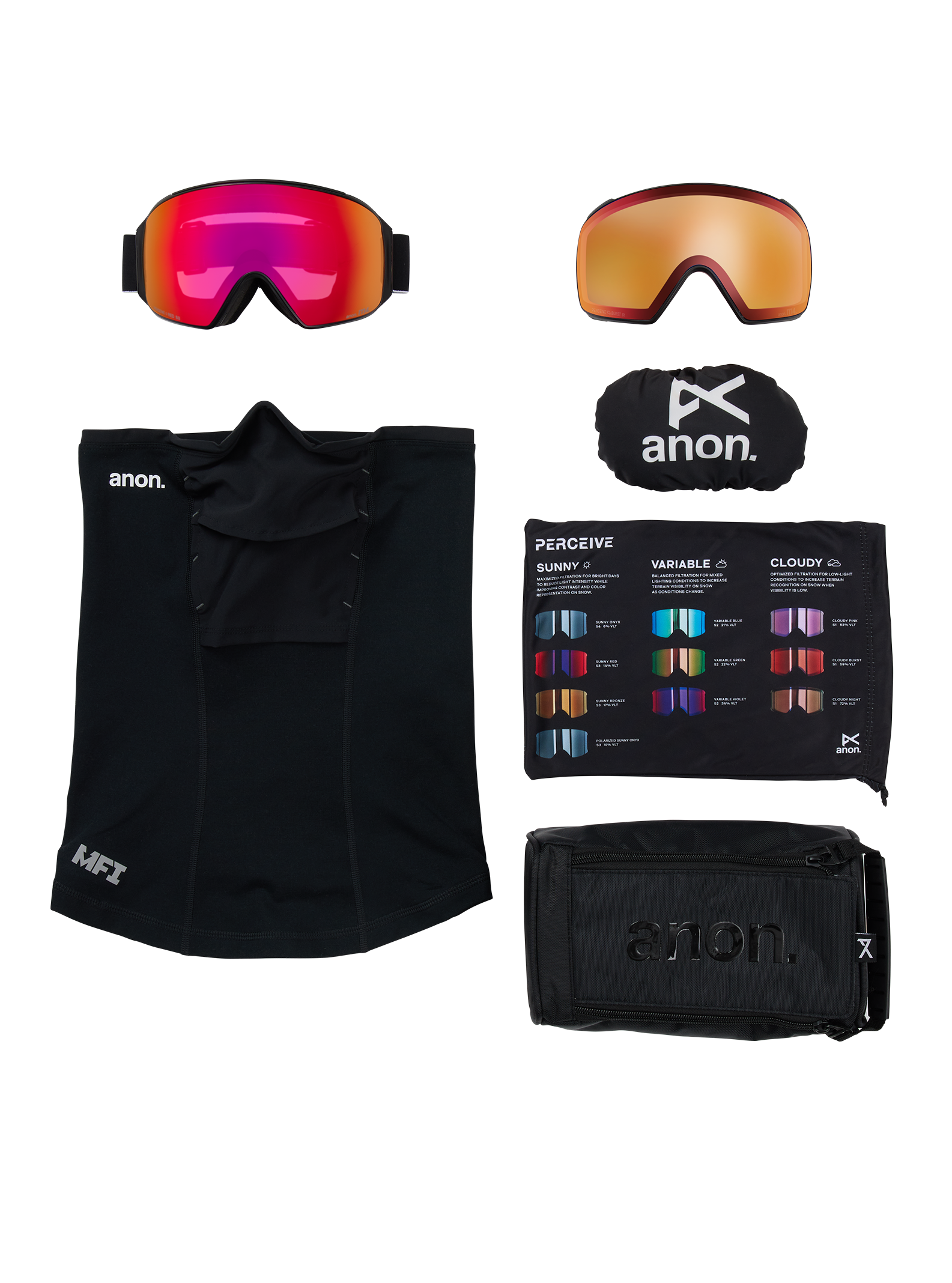 ANON M4 GOGGLES (TORIC) + BONUS LENS + MFI® FACE MASK (LOW BRIDGE) 202 ANON M4 GOGGLES (TORIC) + BONUS LENS + MFI® FACE MASK (LOW BRIDGE) 202