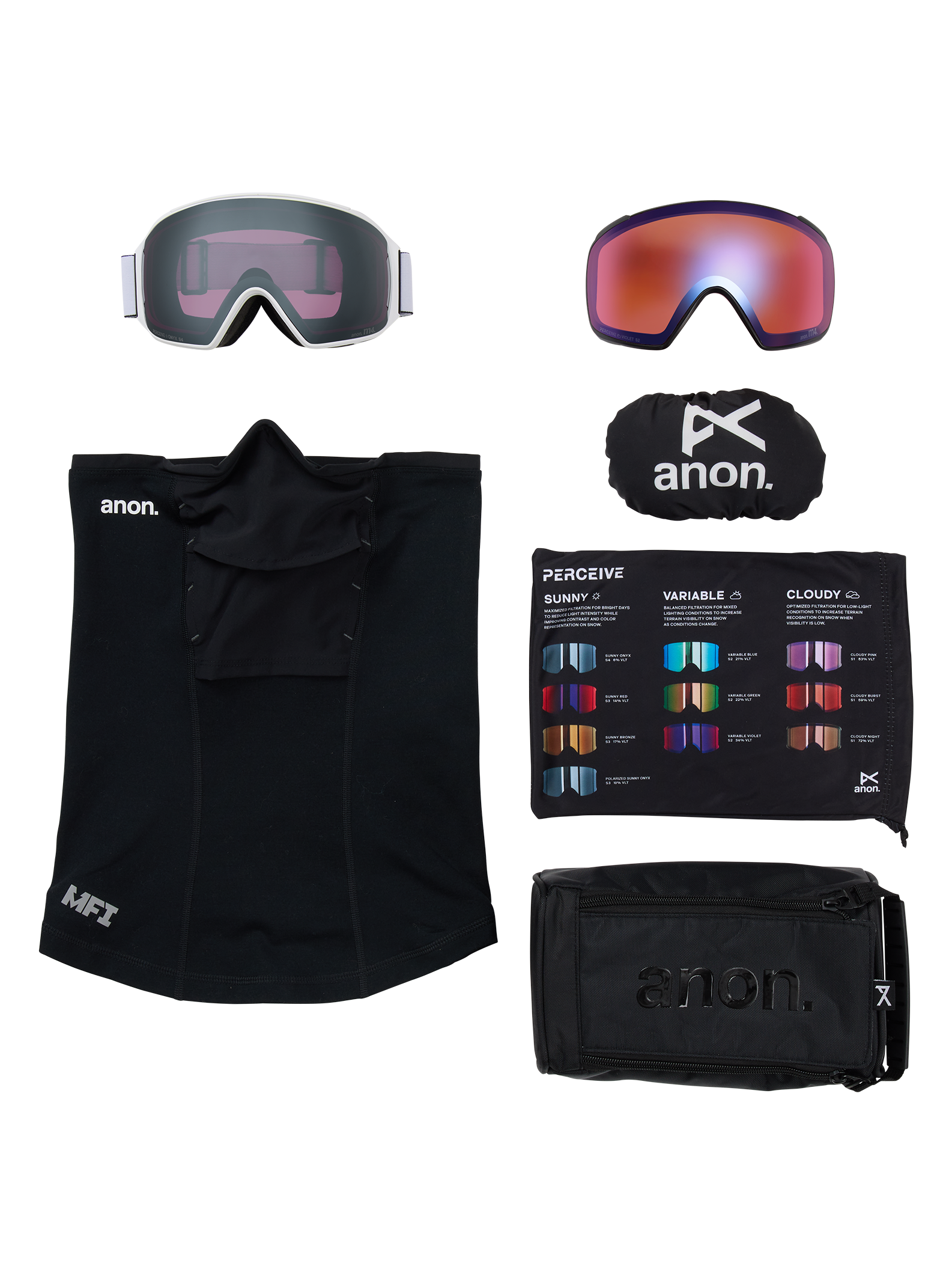 anon m4 goggles toric ANON M4 GOGGLES (TORIC) + BONUS LENS + MFI® FACE MASK (LOW BRIDGE) 202