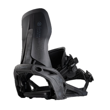 NIDECKER SUPERMATIC CARBON BLACK SNOWBOARD BINDINGS 2025