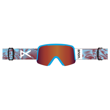 ANON NESA GOGGLES - WAVES/PERCEIVE SUNNY RED (LOW BRIDGE)