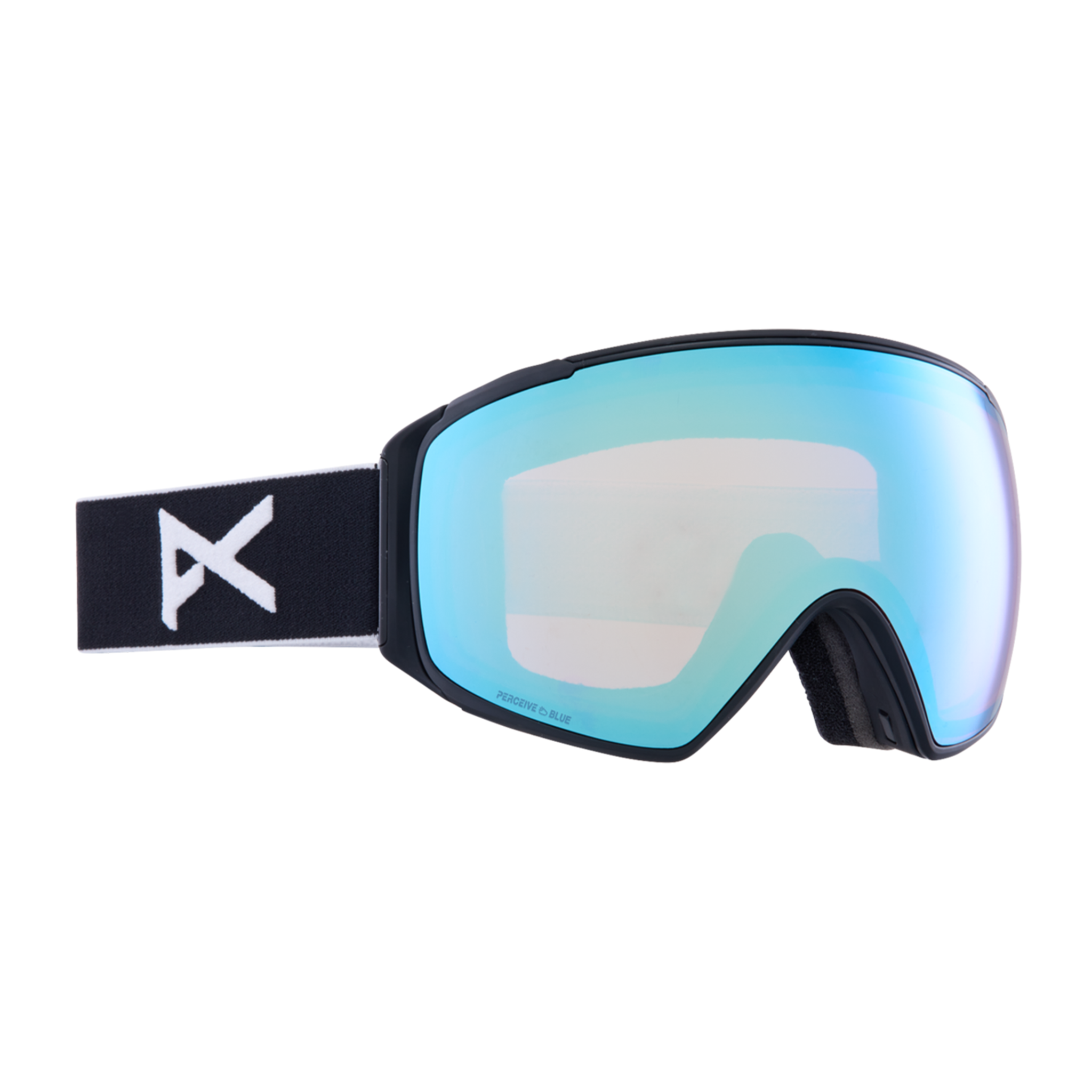 ANON M4S TORIC GOGGLES - BLACK/PERCEIVE VARIABLE BLUE (LOW BRIDGE) +MFI MASK + SPARE LENS