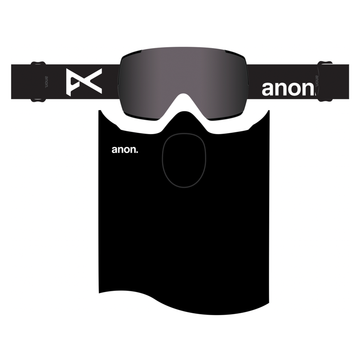 ANON M5 GOGGLES - POLARIZED PERCEIVE BLACK/PERCEIVE POLARIZED ONYX (LOW BRIDGE) +MFI MASK + SPARE LENS