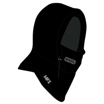 ANON MFI FLEECE HOOD - BLACK