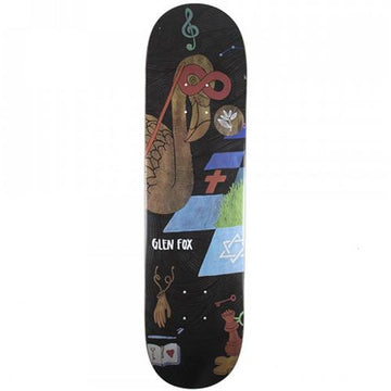 Magenta Glen Fox Zoo 8.0" Skateboard Deck
