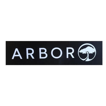 Arbor Black Logo Sticker
