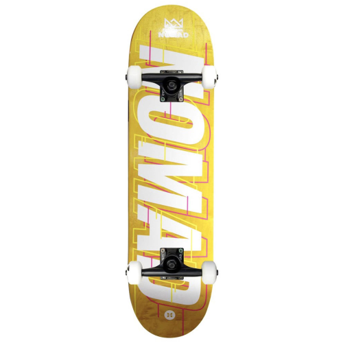 Nomad Glitch Beige 8" Skateboard Complete