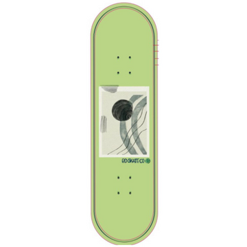 BD Skate Co. Watercolor Series: Green 8.0" Skateboard Deck