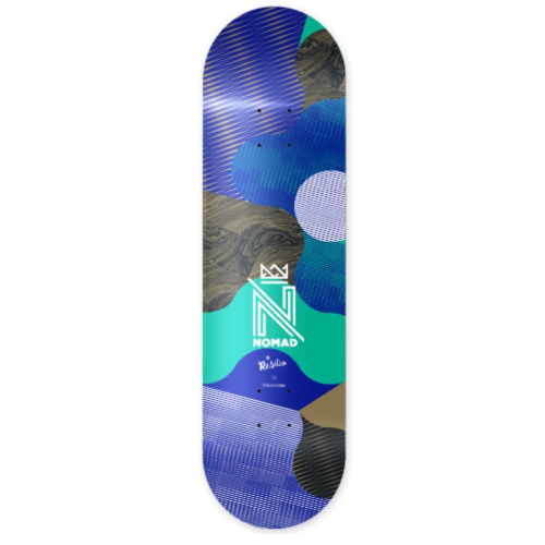 Nomad Carry Over Resilio Blue 8.0" Skateboard Deck