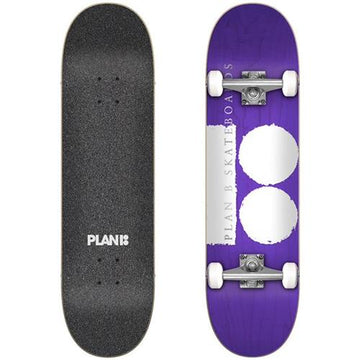 Plan B Rough Original Purple 8.0" Skateboard Complete