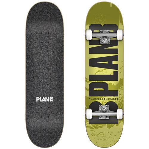Plan B Original Team Metallic Black 8.0" Skateboard Complete