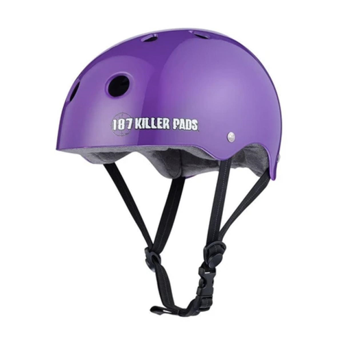 187 Killer Pads Pro Skate Helmet - Purple Glossy