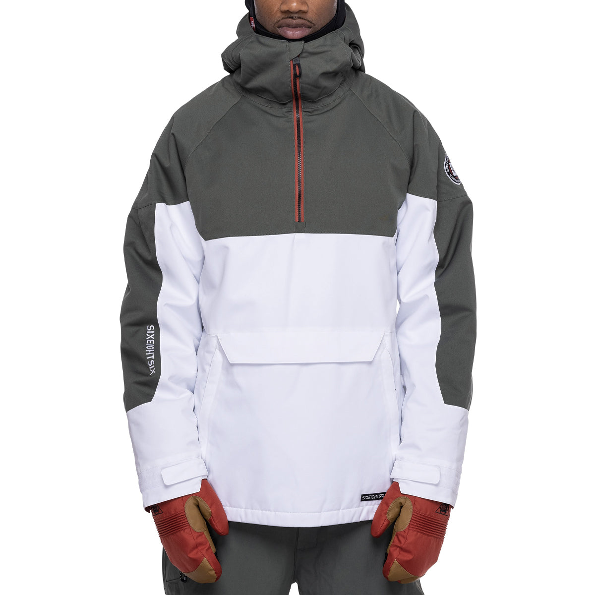 White outlet snowboard jacket