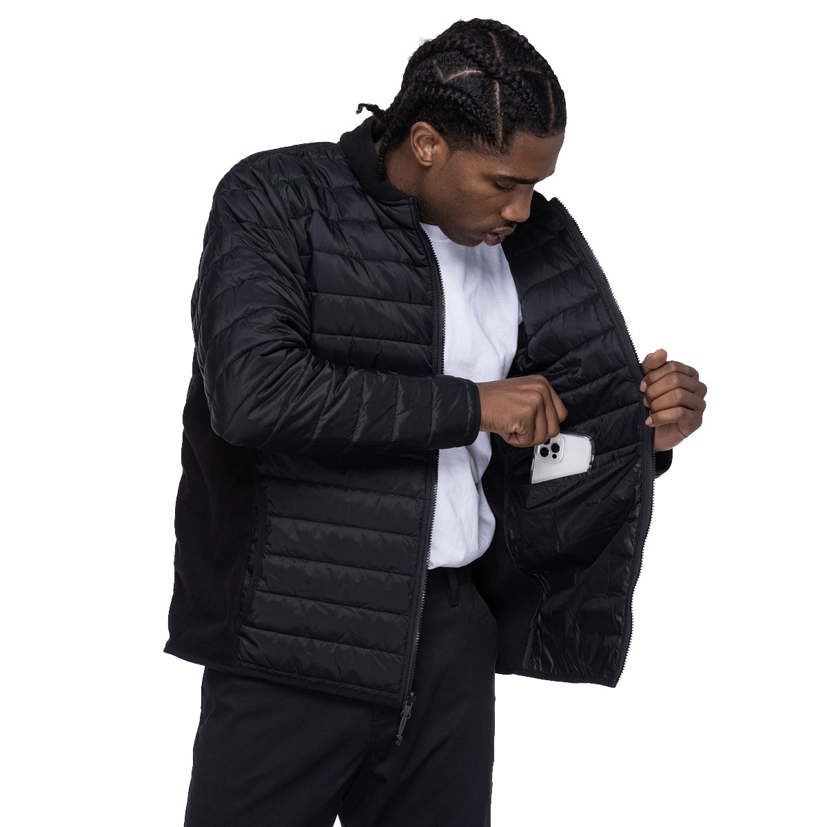 Puffer bomber discount jacket mens