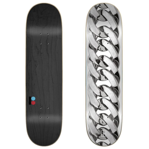 Plan B Chain Silver 8.0" Skateboard Deck