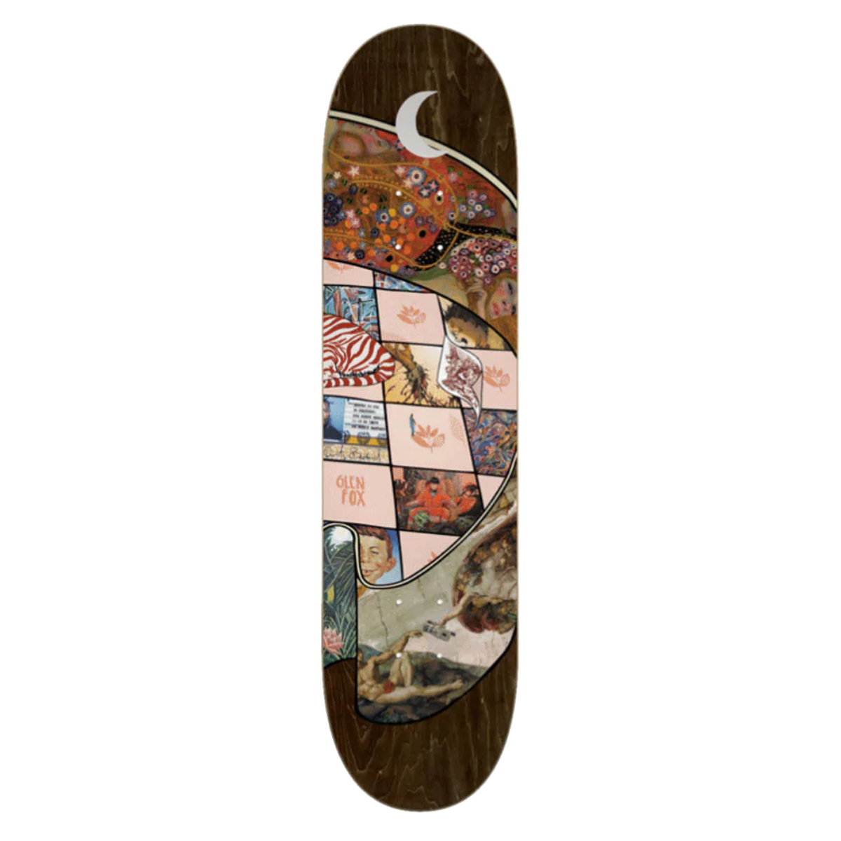 Magenta Glen Fox Museum Series 8.125" Skateboard Deck