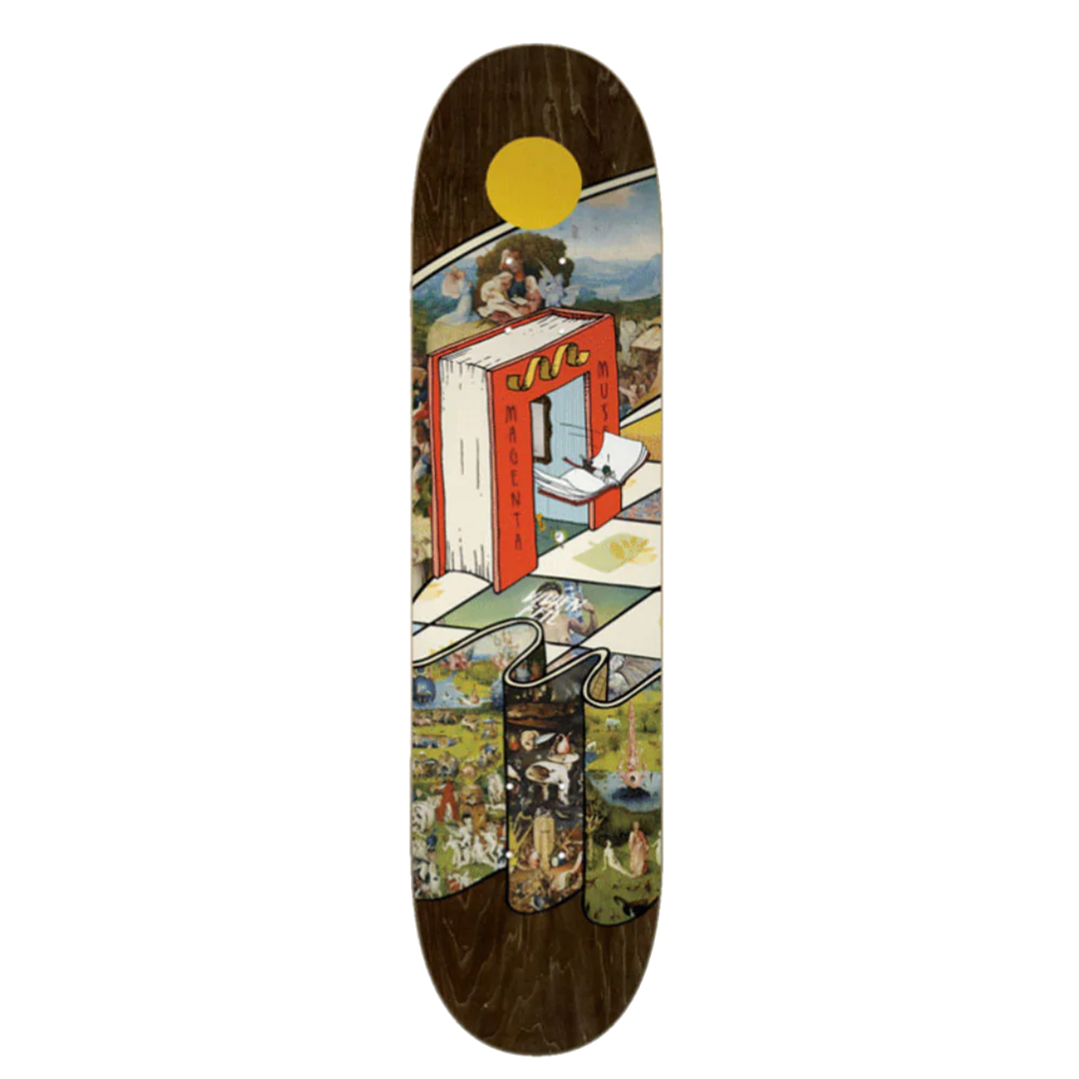 Magenta Vivien Feil Museum Series 8.25" Skateboard Deck