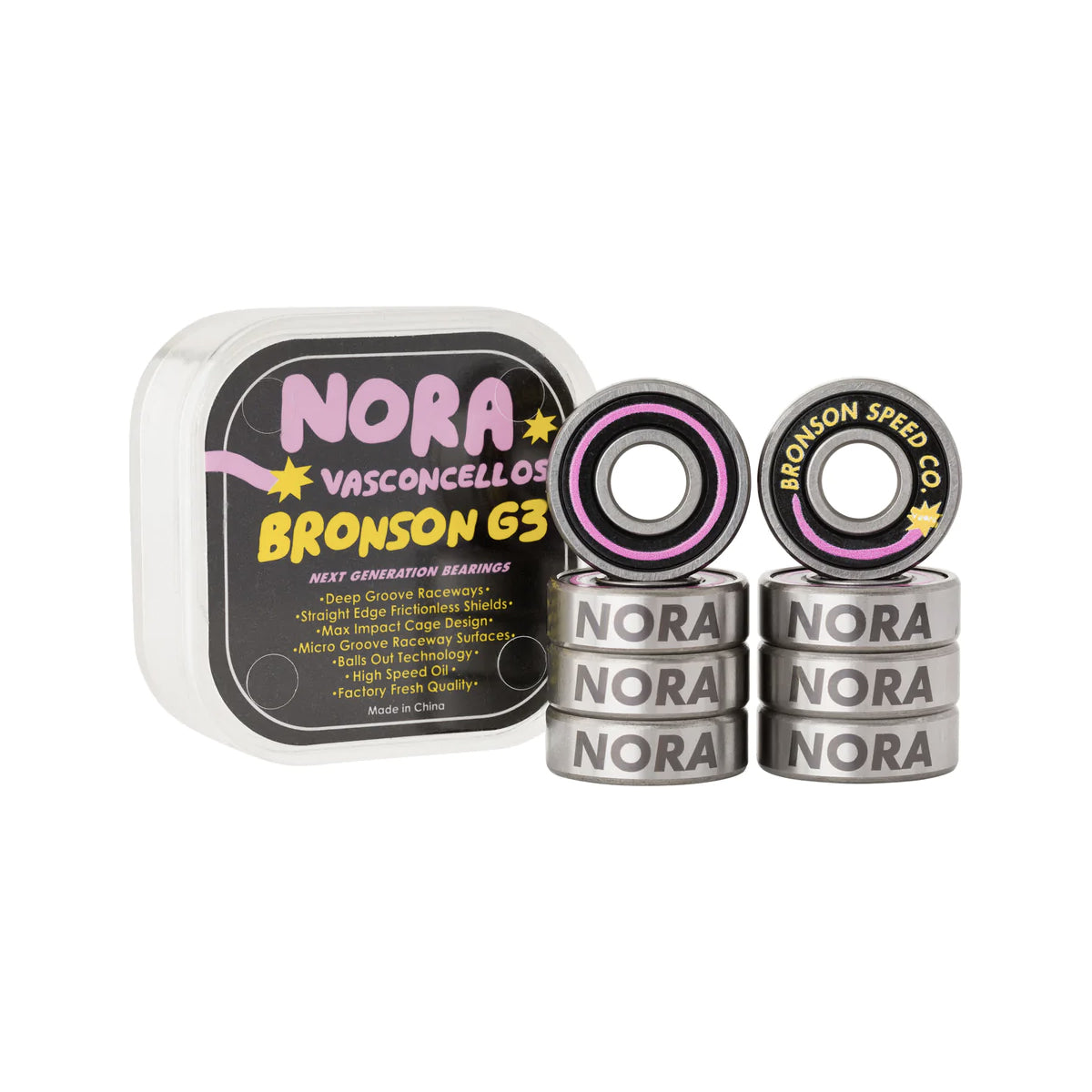 Bronson Speed Nora Vasconcellos Pro G3 Bearings