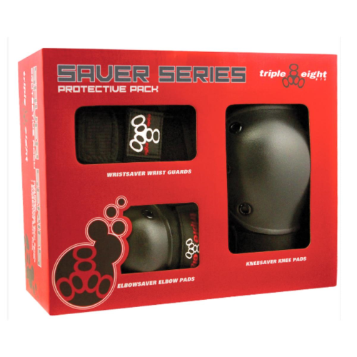 Triple 8 Saver Series 3 Pack: Wrist Elbow Knee Pad Set