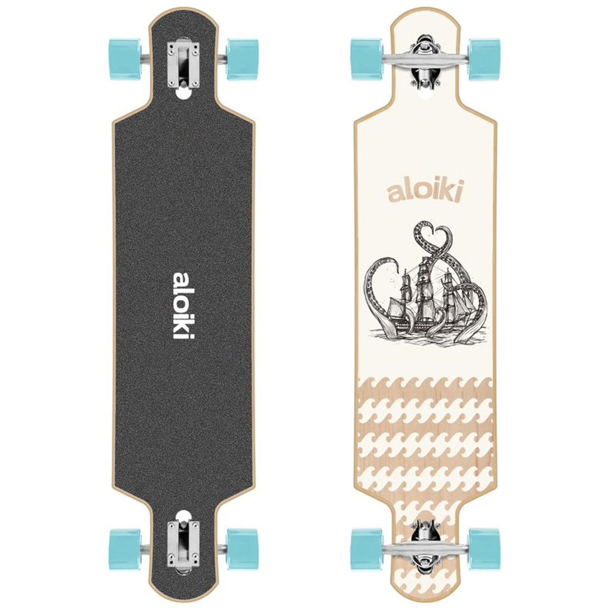 Aloiki Victory 40" Drop Through Longboard Complete