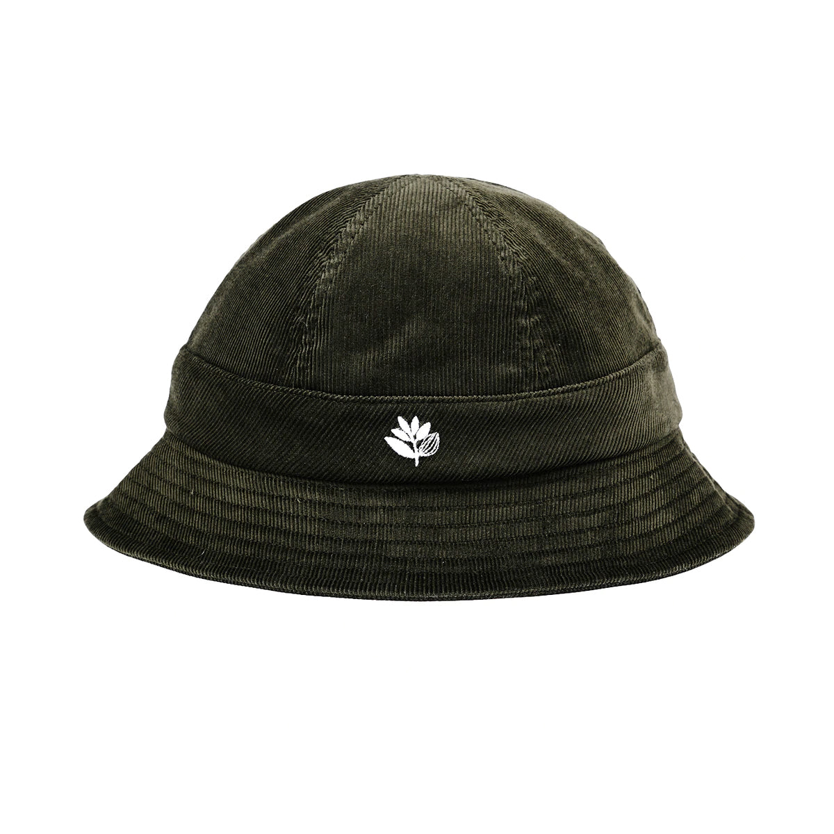 Magenta Plant Cord Green Bucket Hat