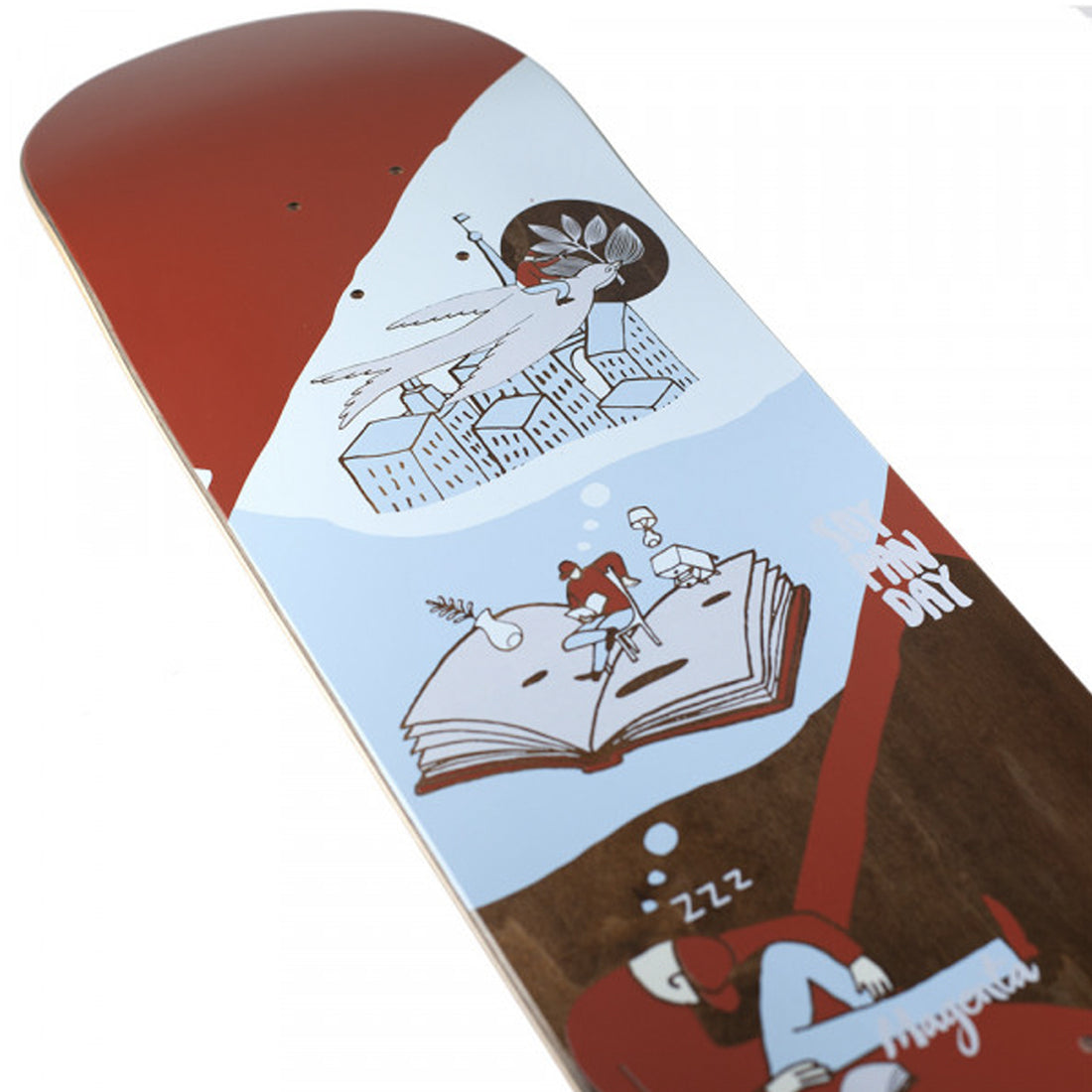 Magenta Soy Panday Extravision 7.75" Skateboard Deck