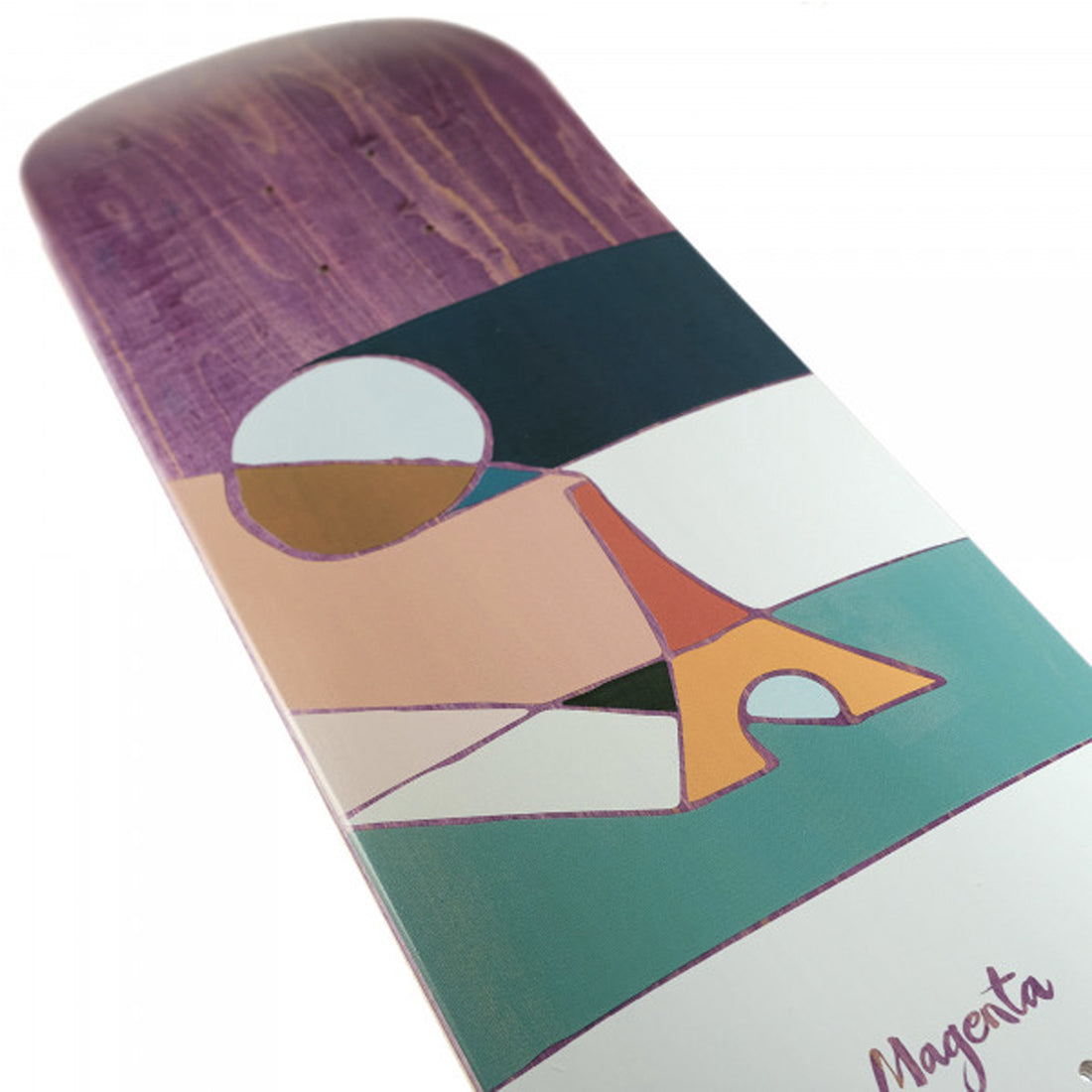 Magenta Sunset One Off 8.25" Skateboard Deck