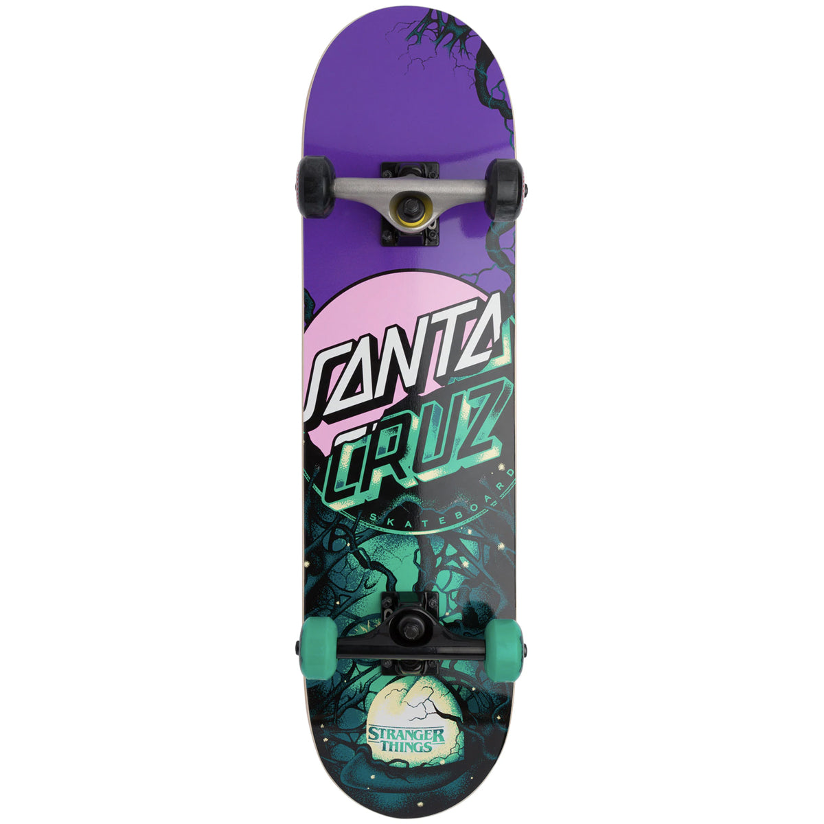 Santa Cruz x Stranger Things Other Dot Mini 7.75" Skateboard Complete